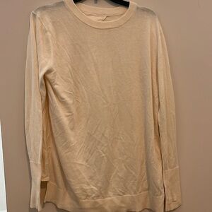 Lululemon silk back sweater